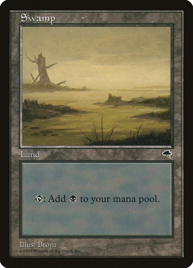 Swamp (Lilypads Bottom Left) [Tempest] | Boutique FDB TCG