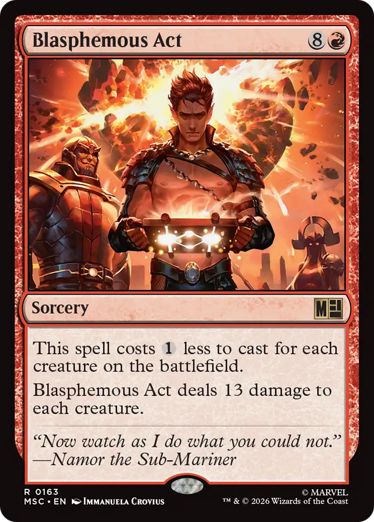 Blasphemous Act [Marvel Super Heroes Commander] | Boutique FDB TCG