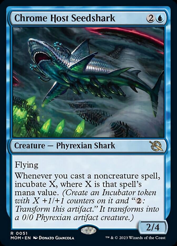 Chrome Host Seedshark [March of the Machine] | Boutique FDB TCG