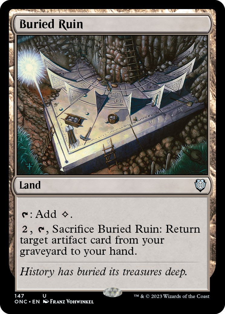 Buried Ruin [Phyrexia: All Will Be One Commander] | Boutique FDB TCG