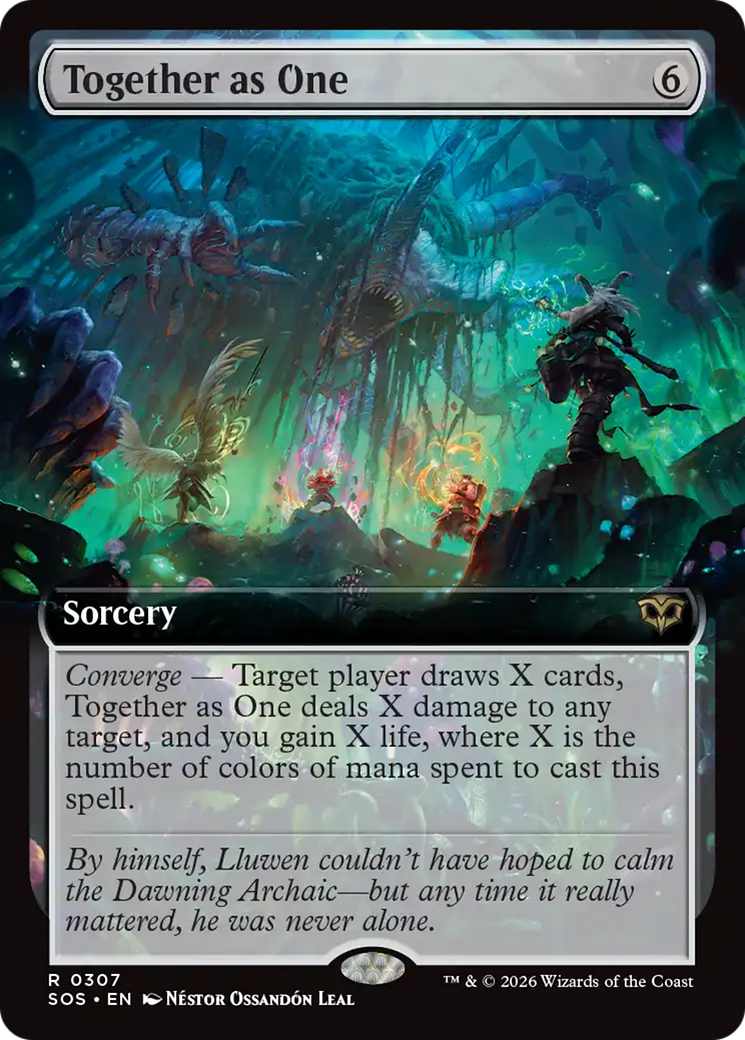 Together as One (Extended Art) [Secrets of Strixhaven] | Boutique FDB TCG
