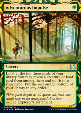 Adventurous Impulse (Foil Etched) [Strixhaven: Mystical Archive] | Boutique FDB TCG
