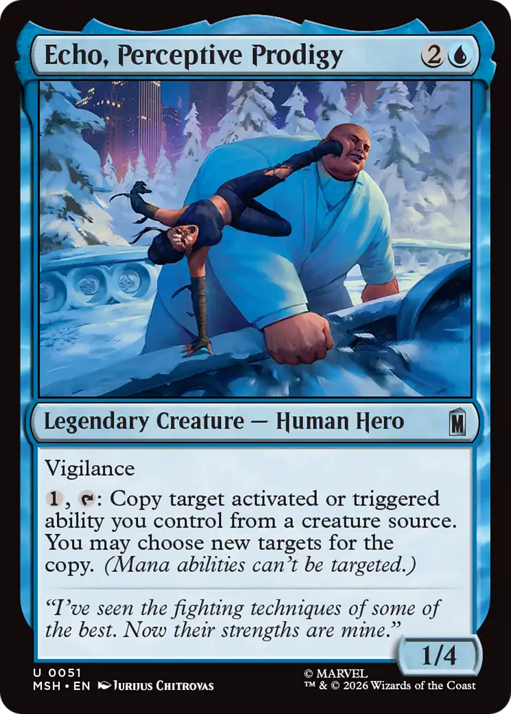 Echo, Perceptive Prodigy [Marvel Super Heroes] | Boutique FDB TCG