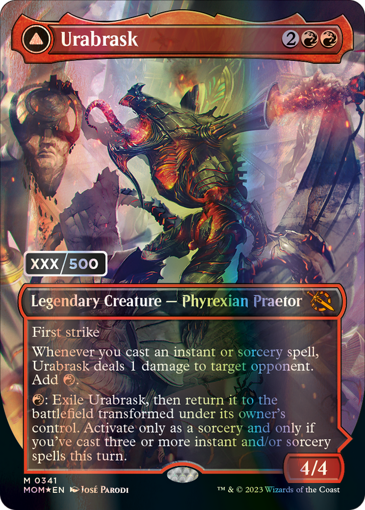 Urabrask // The Great Work (Serialized) [March of the Machine] | Boutique FDB TCG
