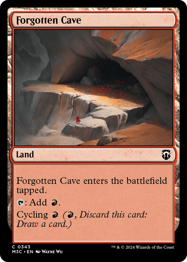 Forgotten Cave (Ripple Foil) [Modern Horizons 3 Commander] | Boutique FDB TCG