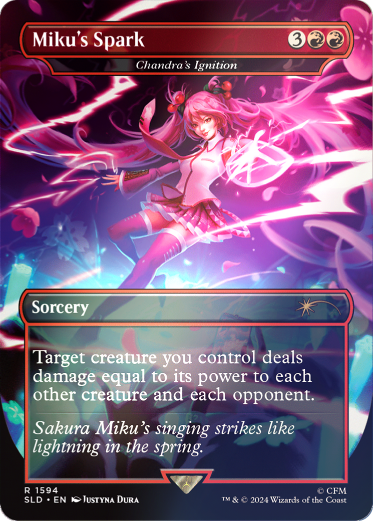 Miku's Spark - Chandra's Ignition (Rainbow Foil) [Secret Lair Drop Series] | Boutique FDB TCG