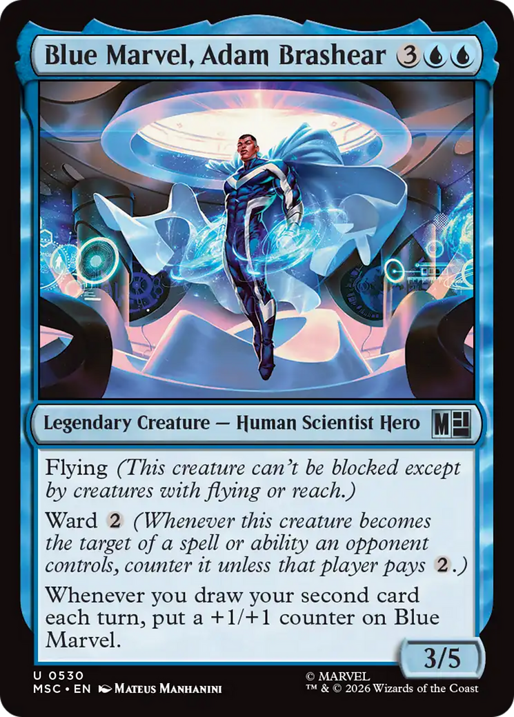 Blue Marvel, Adam Brashear [Marvel Super Heroes Commander] | Boutique FDB TCG