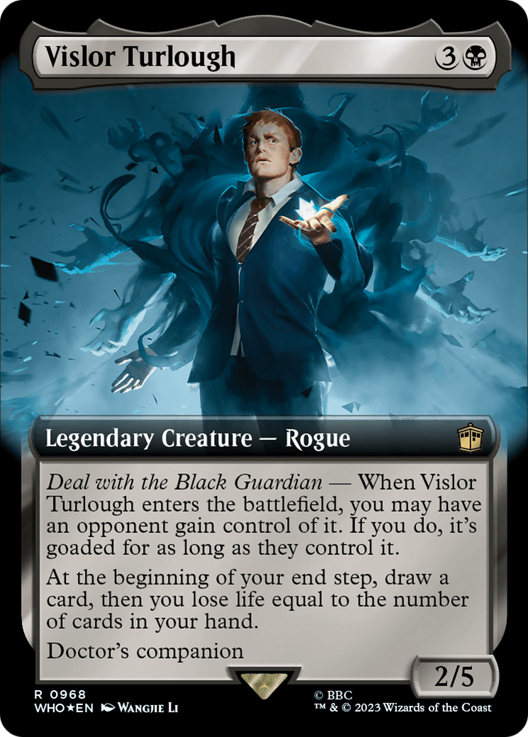 Vislor Turlough (Extended Art) (Surge Foil) [Doctor Who] | Boutique FDB TCG