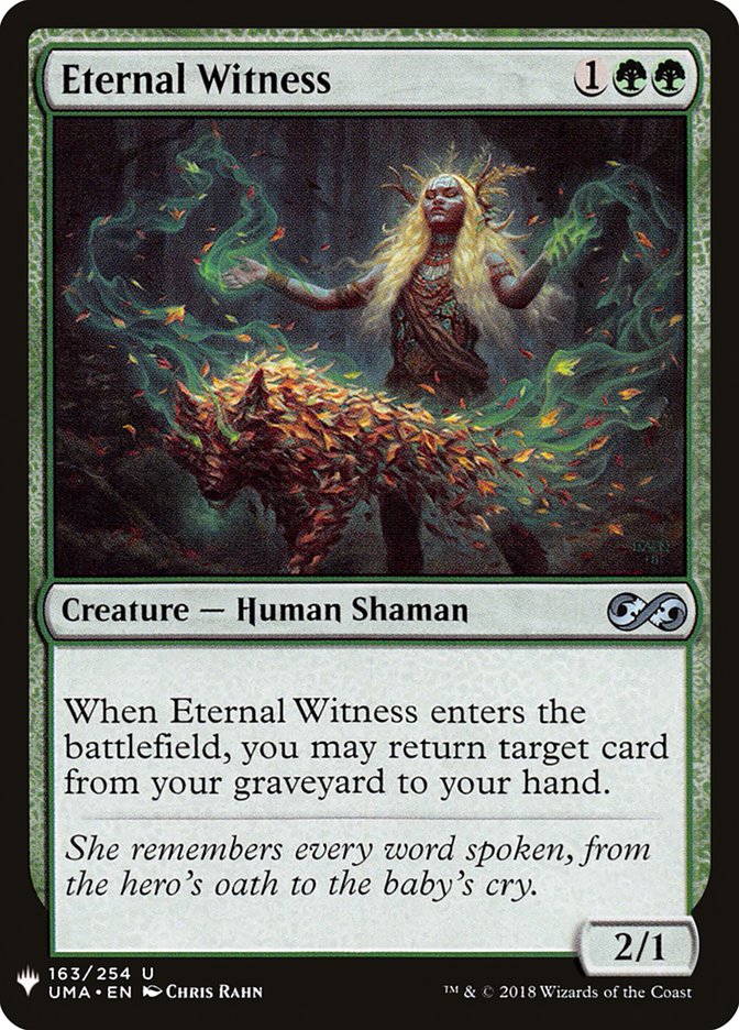 Eternal Witness [Mystery Booster] | Boutique FDB TCG