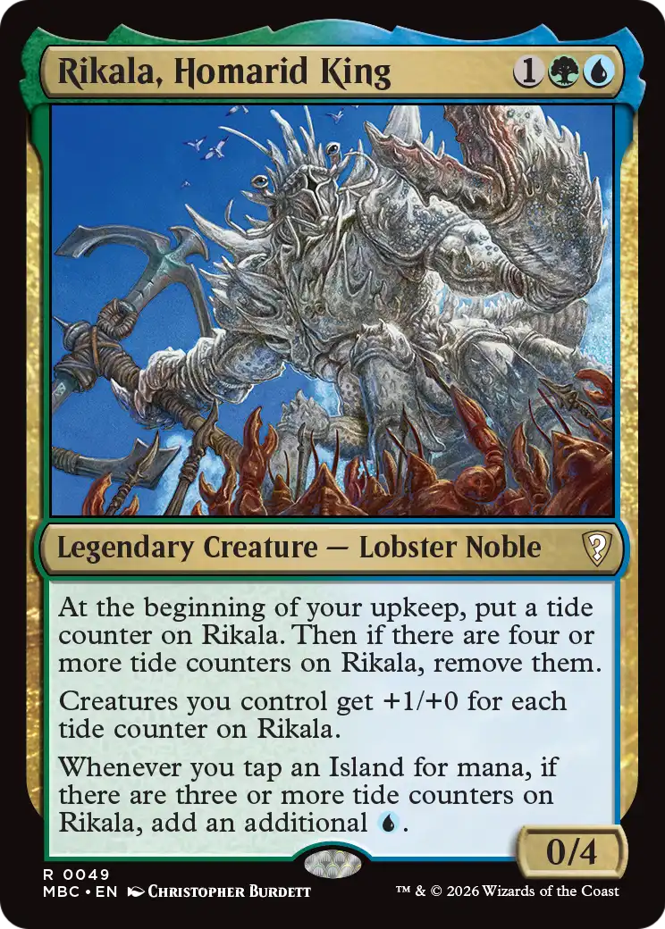 Rikala, Homarid King [Mystery Booster: Commander Edition] | Boutique FDB TCG