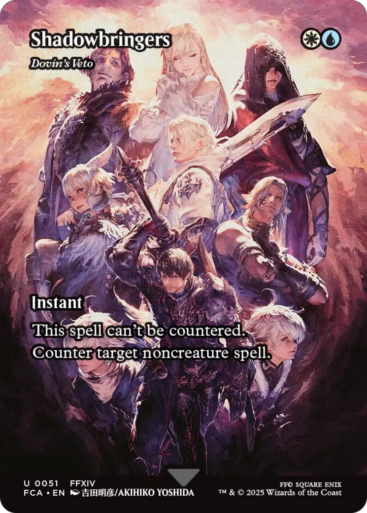 Shadowbringers - Dovin's Veto (Showcase) [FINAL FANTASY : Through the Ages] | Boutique FDB TCG