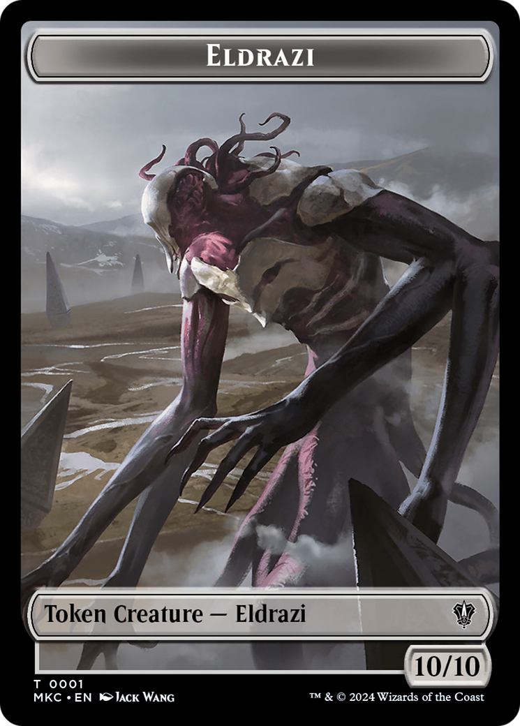 Eldrazi // Tiny Double-Sided Token [Murders at Karlov Manor Commander Tokens] | Boutique FDB TCG
