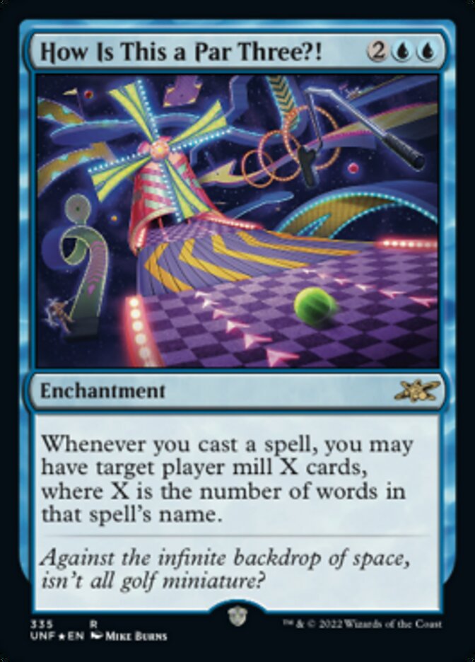 How Is This a Par Three?! (Galaxy Foil) [Unfinity] | Boutique FDB TCG