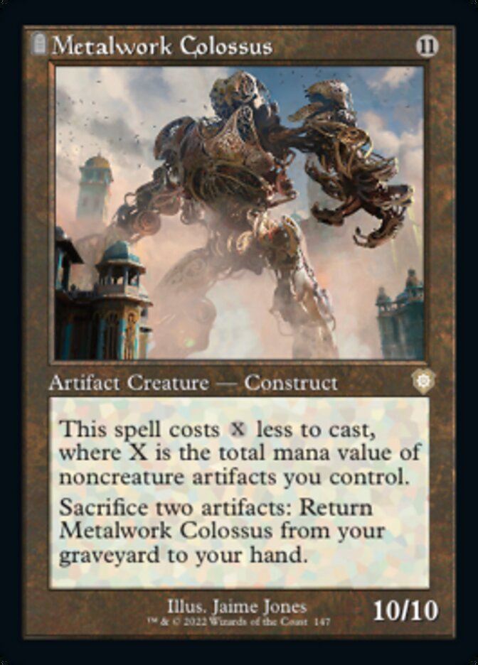 Metalwork Colossus (Retro) [The Brothers' War Commander] | Boutique FDB TCG