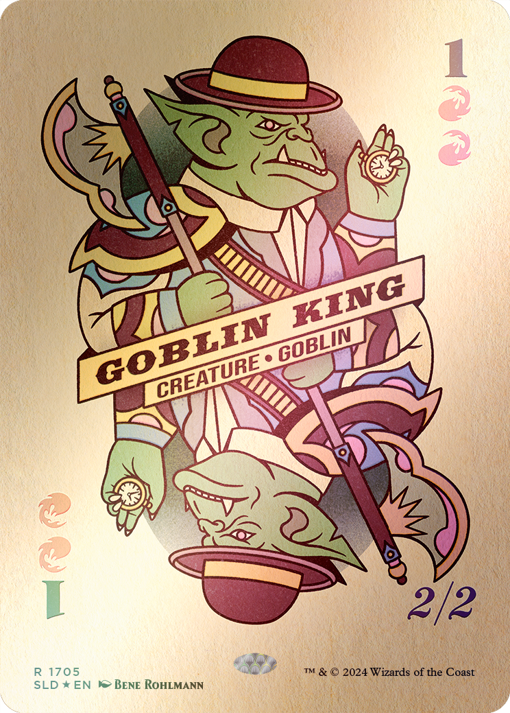 Goblin King (1705) (Rainbow Foil) [Secret Lair Drop Series] | Boutique FDB TCG