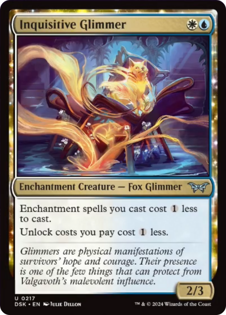 Inquisitive Glimmer [Duskmourn: House of Horror] | Boutique FDB TCG