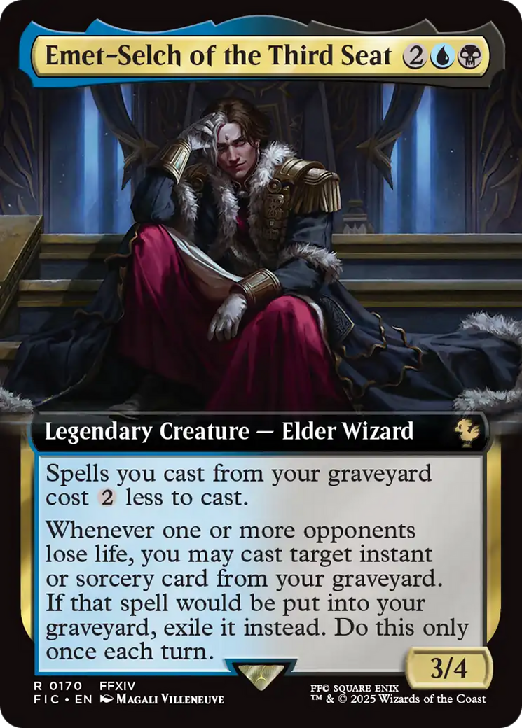 Emet-Selch of the Third Seat (Extended Art) [FINAL FANTASY Commander] | Boutique FDB TCG