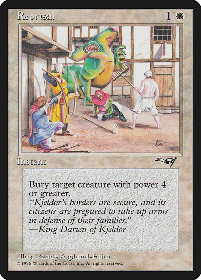 Reprisal (Green Monster) [Alliances] | Boutique FDB TCG