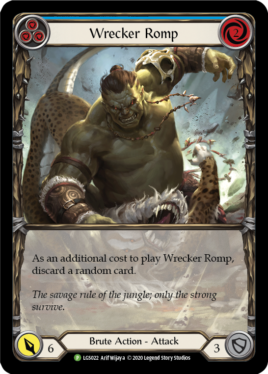 Wrecker Romp (Blue) [LGS022] (Promo)  Rainbow Foil | Boutique FDB TCG