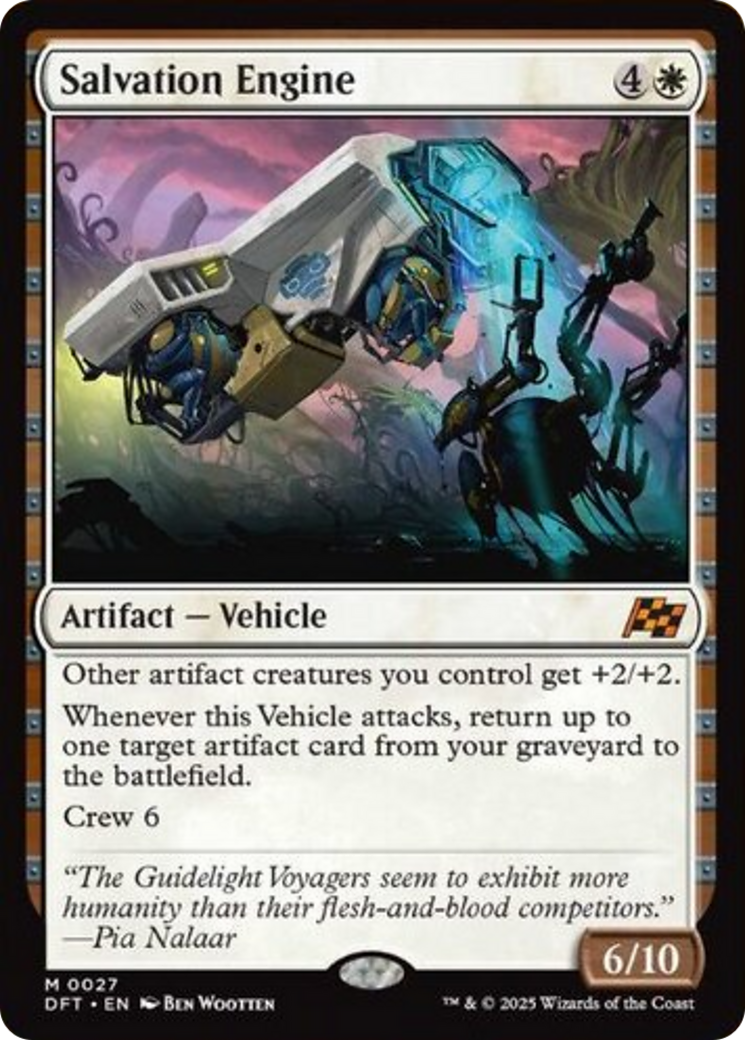 Salvation Engine [Aetherdrift] | Boutique FDB TCG