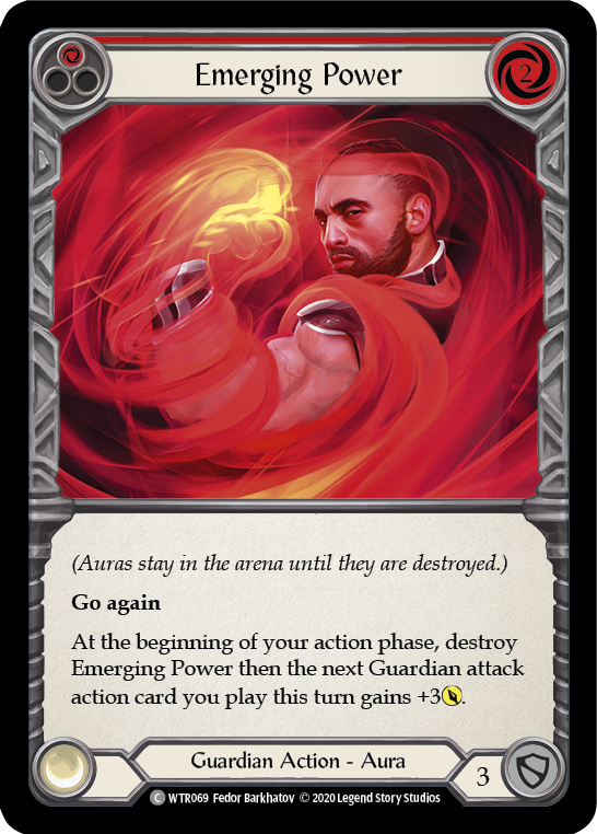 Emerging Power (Red) [U-WTR069] (Welcome to Rathe Unlimited)  Unlimited Rainbow Foil | Boutique FDB TCG