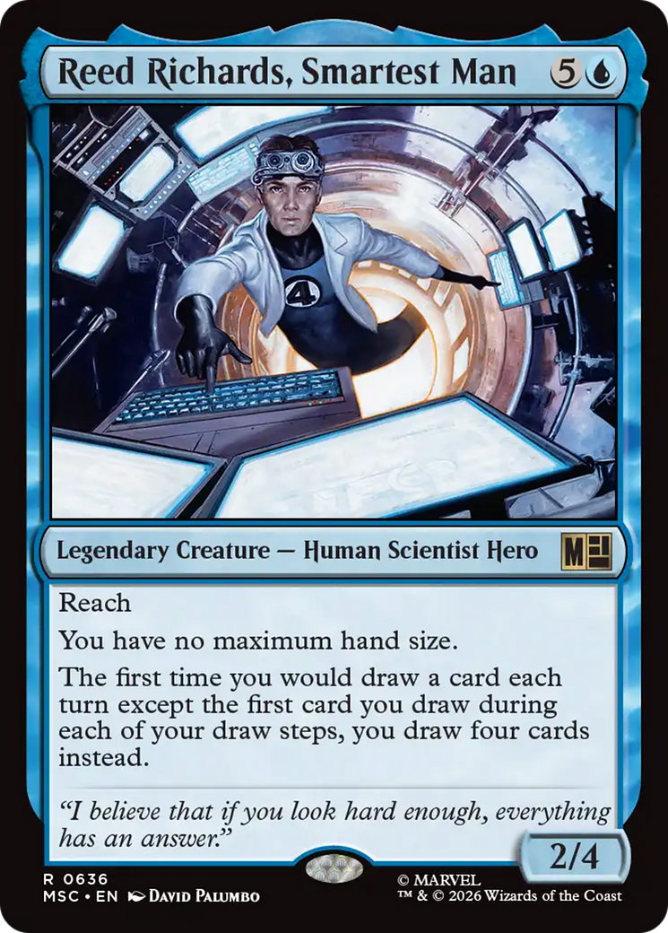 Reed Richards, Smartest Man [Marvel Super Heroes Commander] | Boutique FDB TCG