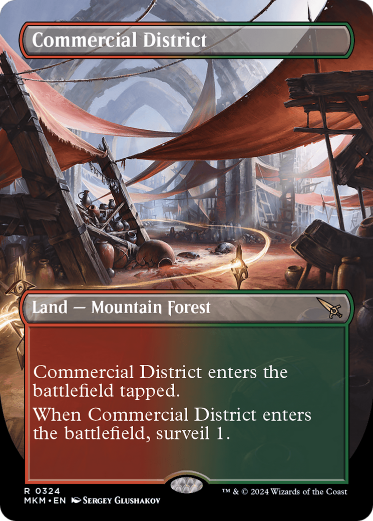 Commercial District (Borderless) [Murders at Karlov Manor] | Boutique FDB TCG