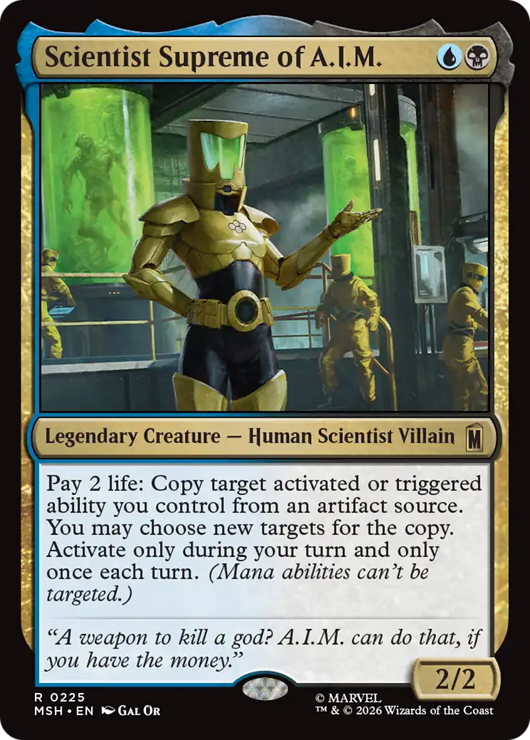 Scientist Supreme of A.I.M. [Marvel Super Heroes] | Boutique FDB TCG