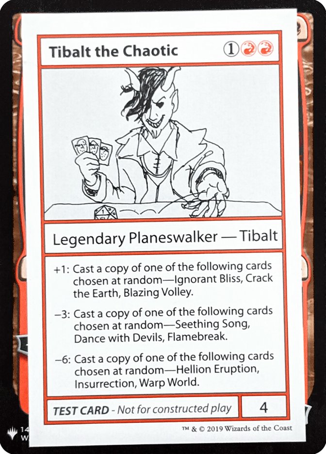 Tibalt the Chaotic [Mystery Booster Playtest Cards] | Boutique FDB TCG