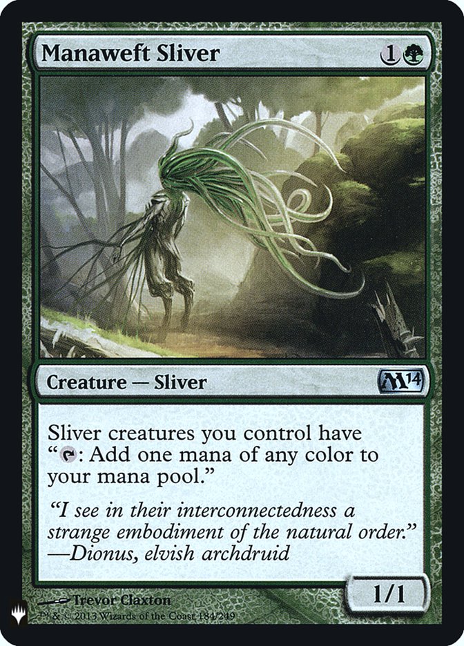 Manaweft Sliver [Mystery Booster] | Boutique FDB TCG