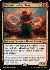 Kaervek the Merciless [Duskmourn: House of Horror Commander] | Boutique FDB TCG