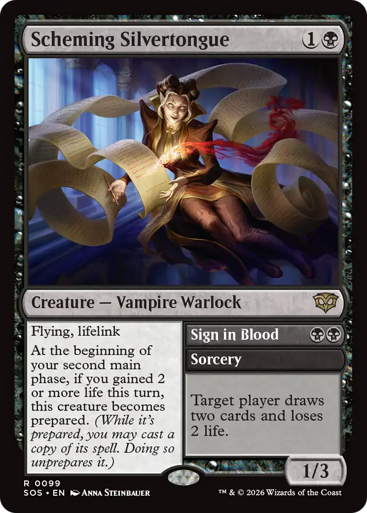 Scheming Silvertongue [Secrets of Strixhaven] | Boutique FDB TCG