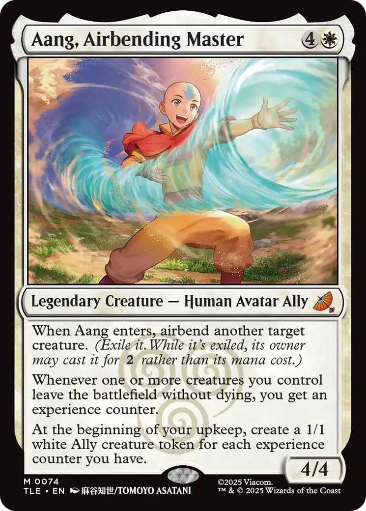 Aang, Airbending Master [Avatar: The Last Airbender: Eternal-Legal] | Boutique FDB TCG
