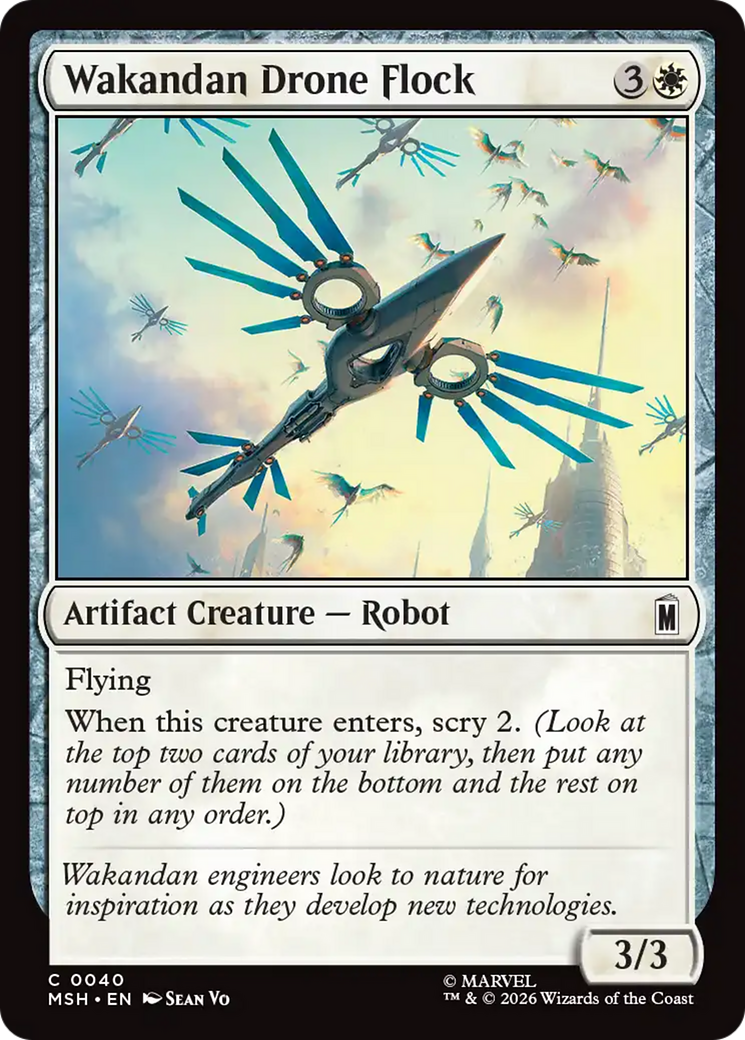 Wakandan Drone Flock [Marvel Super Heroes] | Boutique FDB TCG