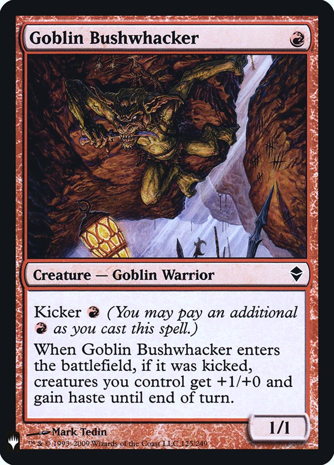 Goblin Bushwhacker [Mystery Booster] | Boutique FDB TCG