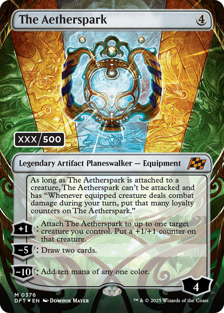 The Aetherspark (Serial Numbered) [Aetherdrift] | Boutique FDB TCG