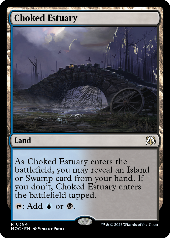 Choked Estuary [March of the Machine Commander] | Boutique FDB TCG