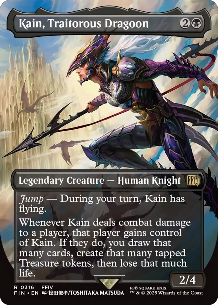 Kain, Traitorous Dragoon (Borderless) [FINAL FANTASY] | Boutique FDB TCG