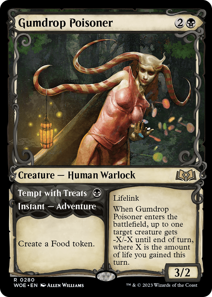 Gumdrop Poisoner // Tempt with Treats (Showcase) [Wilds of Eldraine] | Boutique FDB TCG