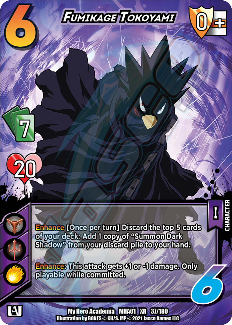 Fumikage Tokoyami [Series 1 XR Unlimited] | Boutique FDB TCG