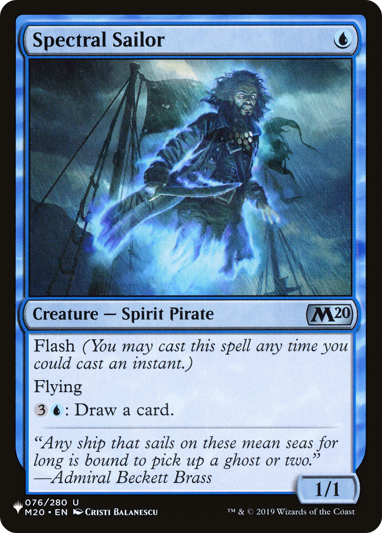 Spectral Sailor [The List Reprints] | Boutique FDB TCG