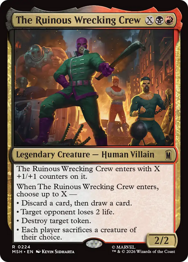 The Ruinous Wrecking Crew [Marvel Super Heroes] | Boutique FDB TCG