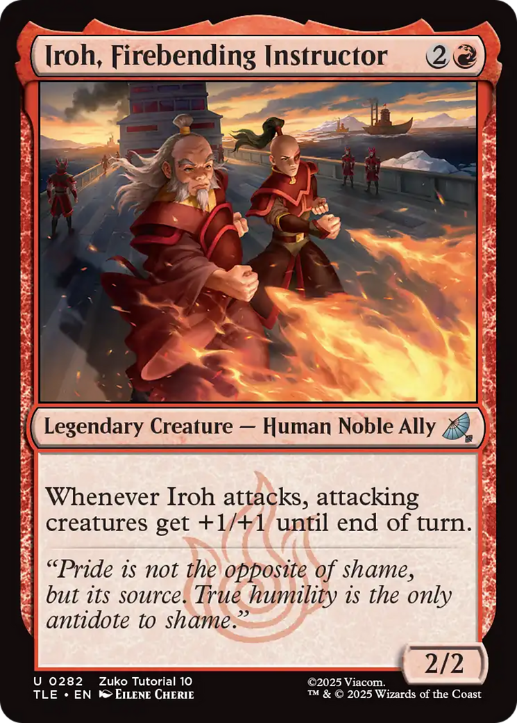 Iroh, Firebending Instructor (0282) [Avatar: The Last Airbender: Eternal-Legal] | Boutique FDB TCG