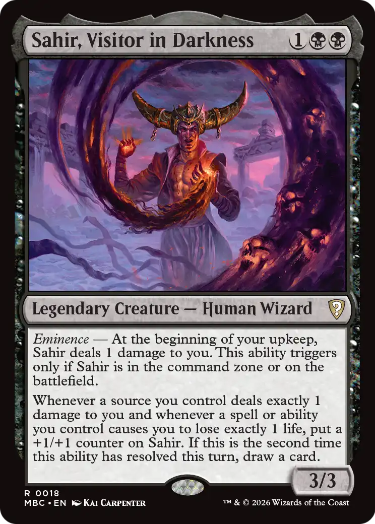 Sahir, Visitor in Darkness [Mystery Booster: Commander Edition] | Boutique FDB TCG