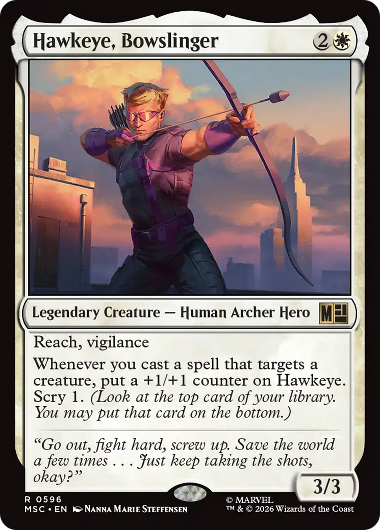 Hawkeye, Bowslinger [Marvel Super Heroes Commander] | Boutique FDB TCG