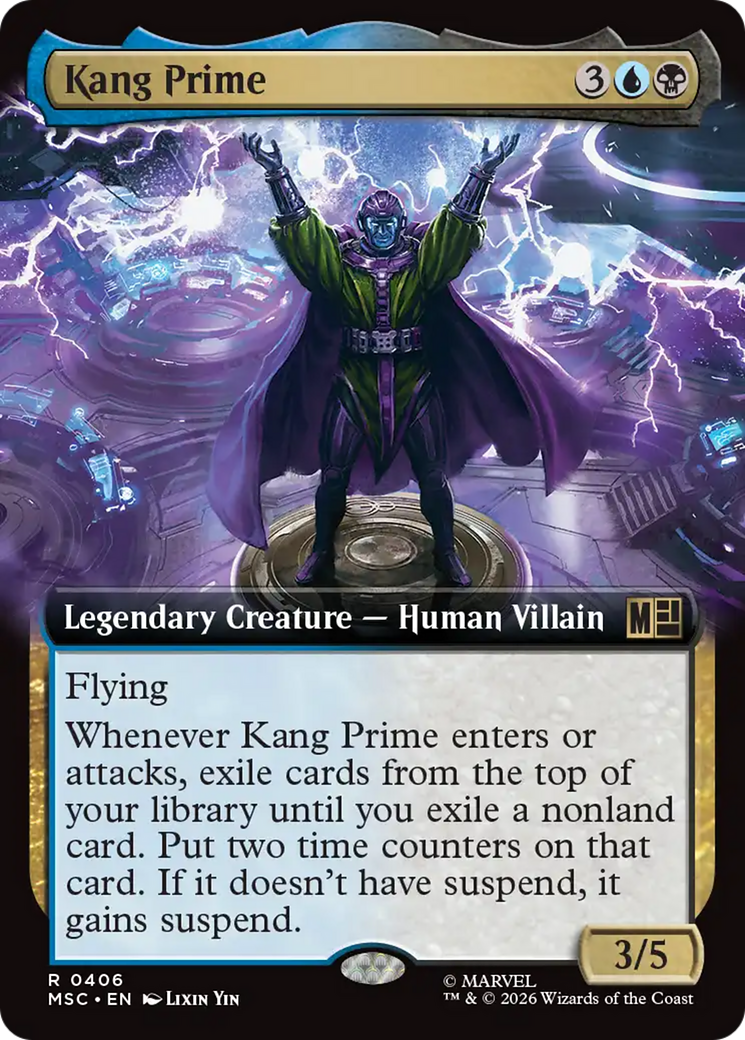 Kang Prime (Extended Art) [Marvel Super Heroes Commander] | Boutique FDB TCG