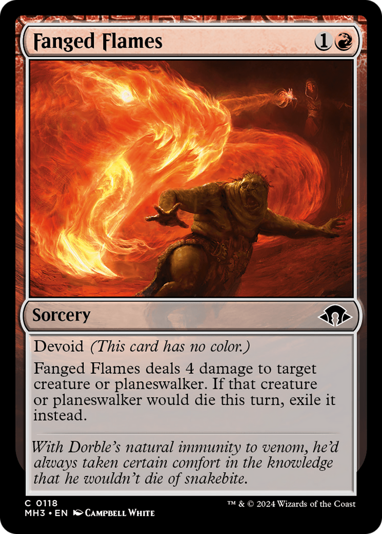 Fanged Flames [Modern Horizons 3] | Boutique FDB TCG