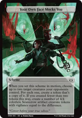 Your Own Face Mocks You (Full Art) [Duskmourn: Archenemy] | Boutique FDB TCG