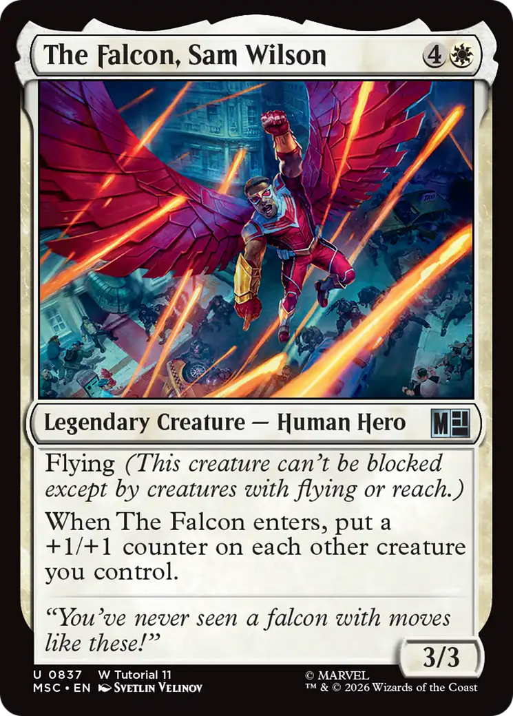 The Falcon, Sam Wilson [Marvel Super Heroes Commander] | Boutique FDB TCG