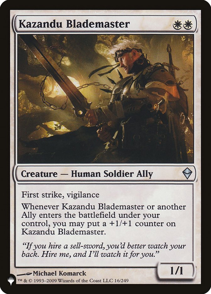 Kazandu Blademaster [The List] | Boutique FDB TCG